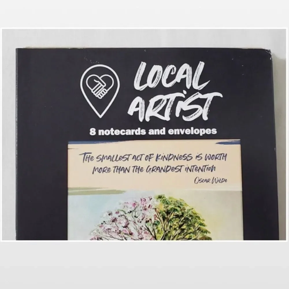 New 8 Matching Notecards & Envelopes
